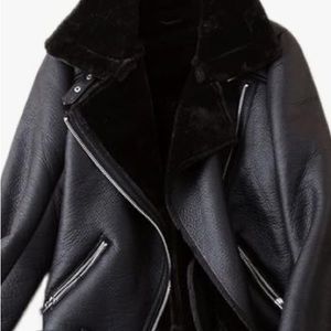 Faux leather jacket fashion nova